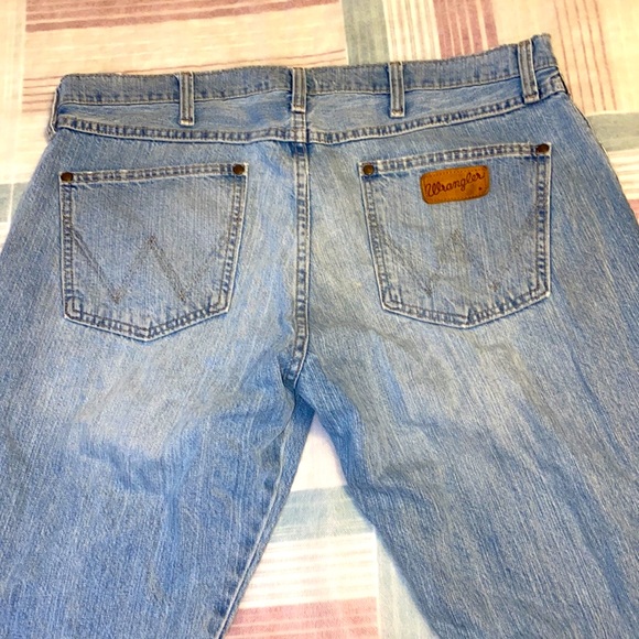 WRANGLER COWBOY 🤠 DENIM JEANS 👖 100% Cotton fabric - Picture 8 of 10